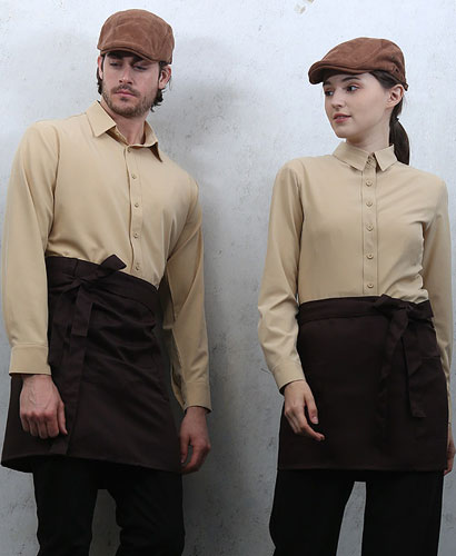 SY-697 베이지 긴팔셔츠ㅡㅡ(남여공용)