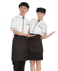 SY-710 백색 검라인 반팔 셔츠