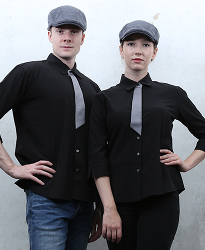 SY-712 NEW 검정 회색넥타이포인트ㅡㅡㅡ 칠부(남여공용사이즈)