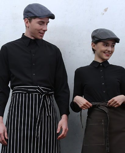 SY-908 검정 카페 긴팔셔츠 ㅡㅡㅡㅡㅡ(빅사이즈있음)