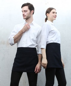 SAP-351 검정 폴리스판 서빙허리  - 47cm