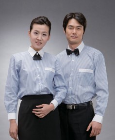 SY-51 긴팔 소라줄지 백색 카라